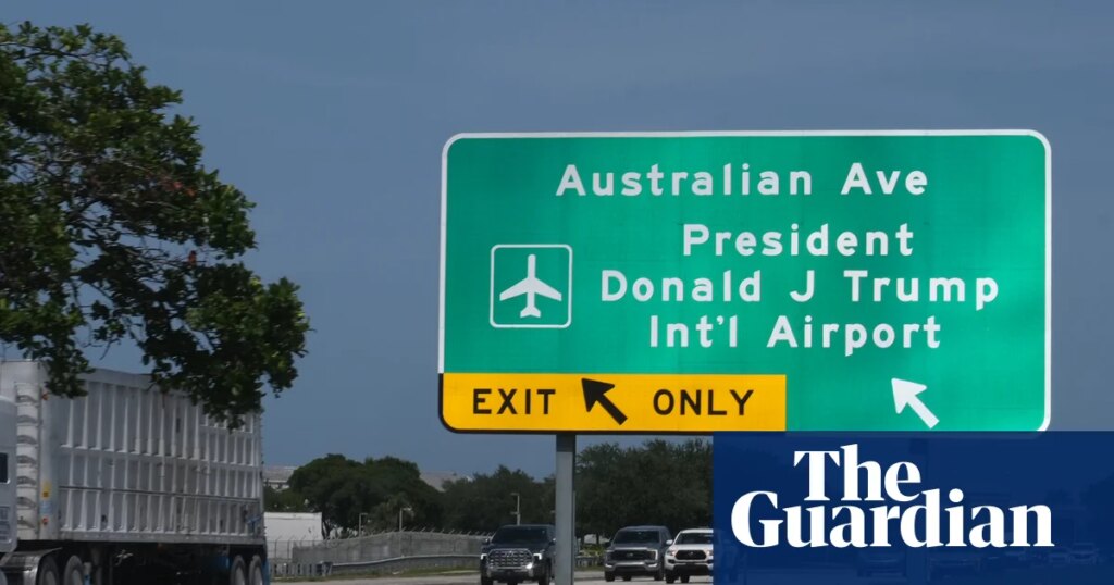 Trump’s rebranding of Palm Beach airport hasn’t taken off as he planned | Donald Trump