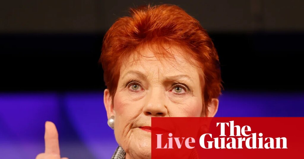 News live: PM says Hanson should not ‘talk Australia down’ overseas; private schools cry poor in new ad campaign | Australia news